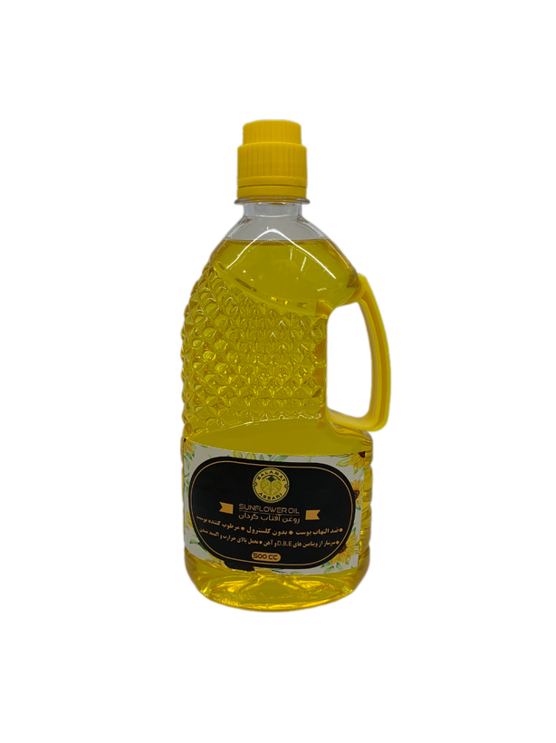 روغن آفتابگردان ارگانیک نیم لیتری ۵۰۰میل طبیعی سلامت