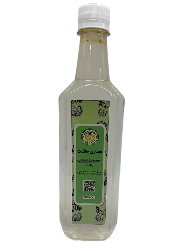 عرق زنیان ارگانیک ۲۵۰میل طبیعی سلامت