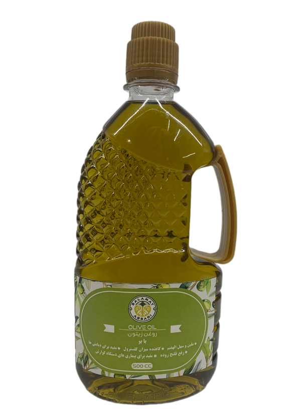 روغن زیتون ارگانیک نیم لیتری ۵۰۰میل طبیعی با بو سلامت