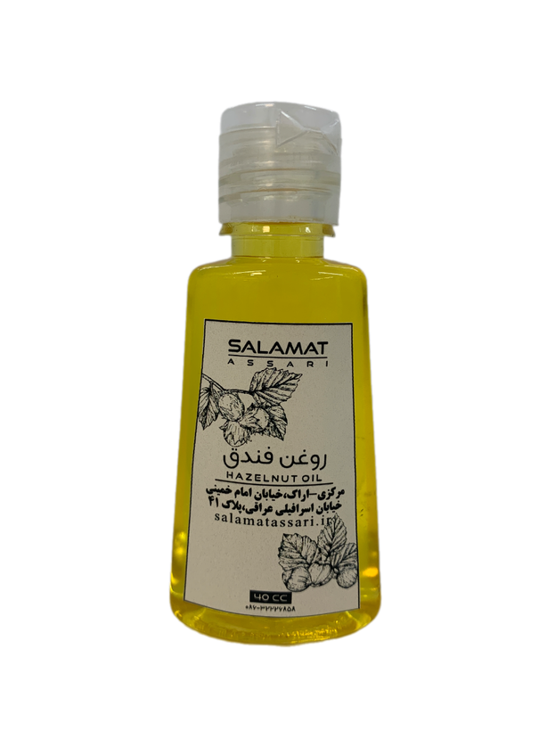 روغن فندق ارگانیک ۴۰میل طبیعی سلامت