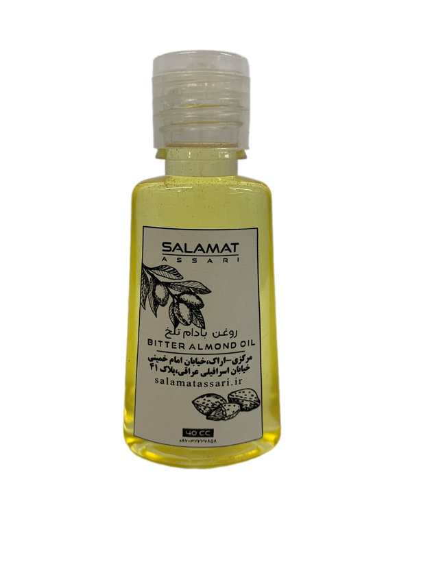 روغن بادام تلخ ارگانیک ۳۰میل طبیعی سلامت