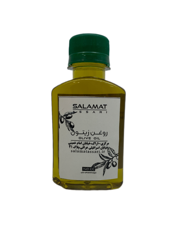 روغن زیتون ارگانیک ۱۴۰میل طبیعی با بو سلامت