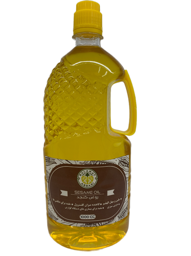 روغن کنجد ارگانیک ۲ لیتری ۲۰۰۰میل طبیعی سلامت