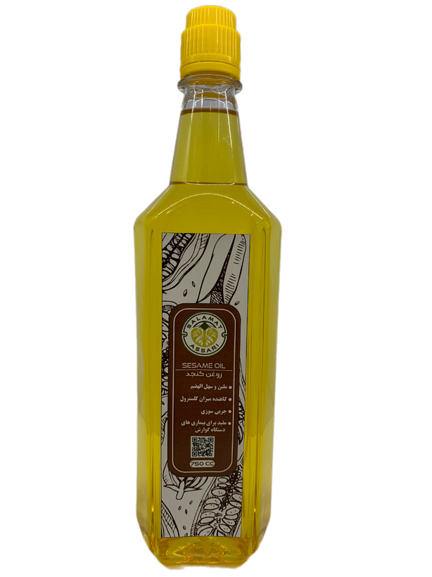 روغن کنجد ارگانیک ۷۵۰میل طبیعی سلامت