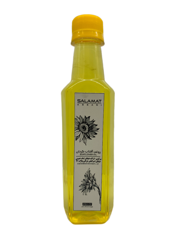 روغن آفتابگردان ارگانیک ۲۵۰میل طبیعی سلامت