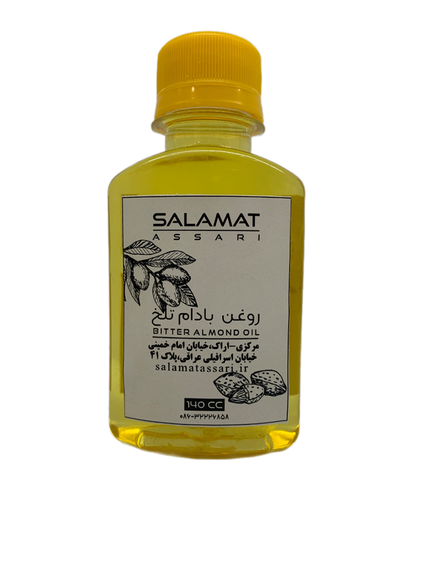 روغن بادام تلخ ارگانیک ۱۴۰میل طبیعی سلامت